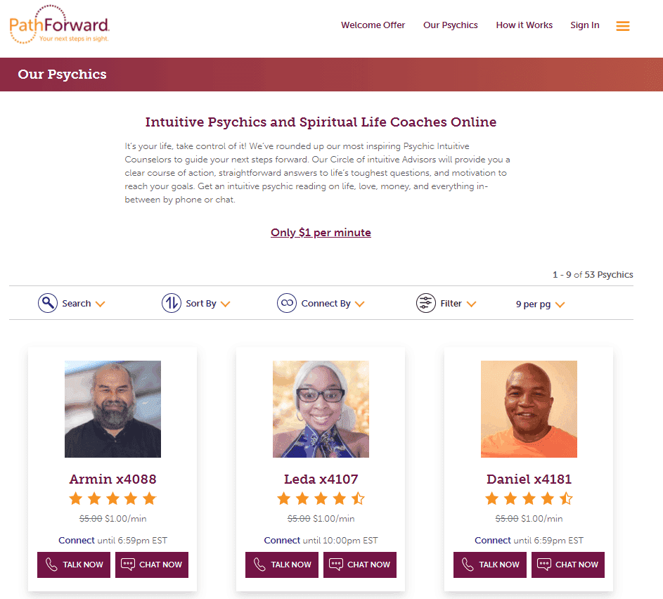 California Psychics or PathForward? Read This First